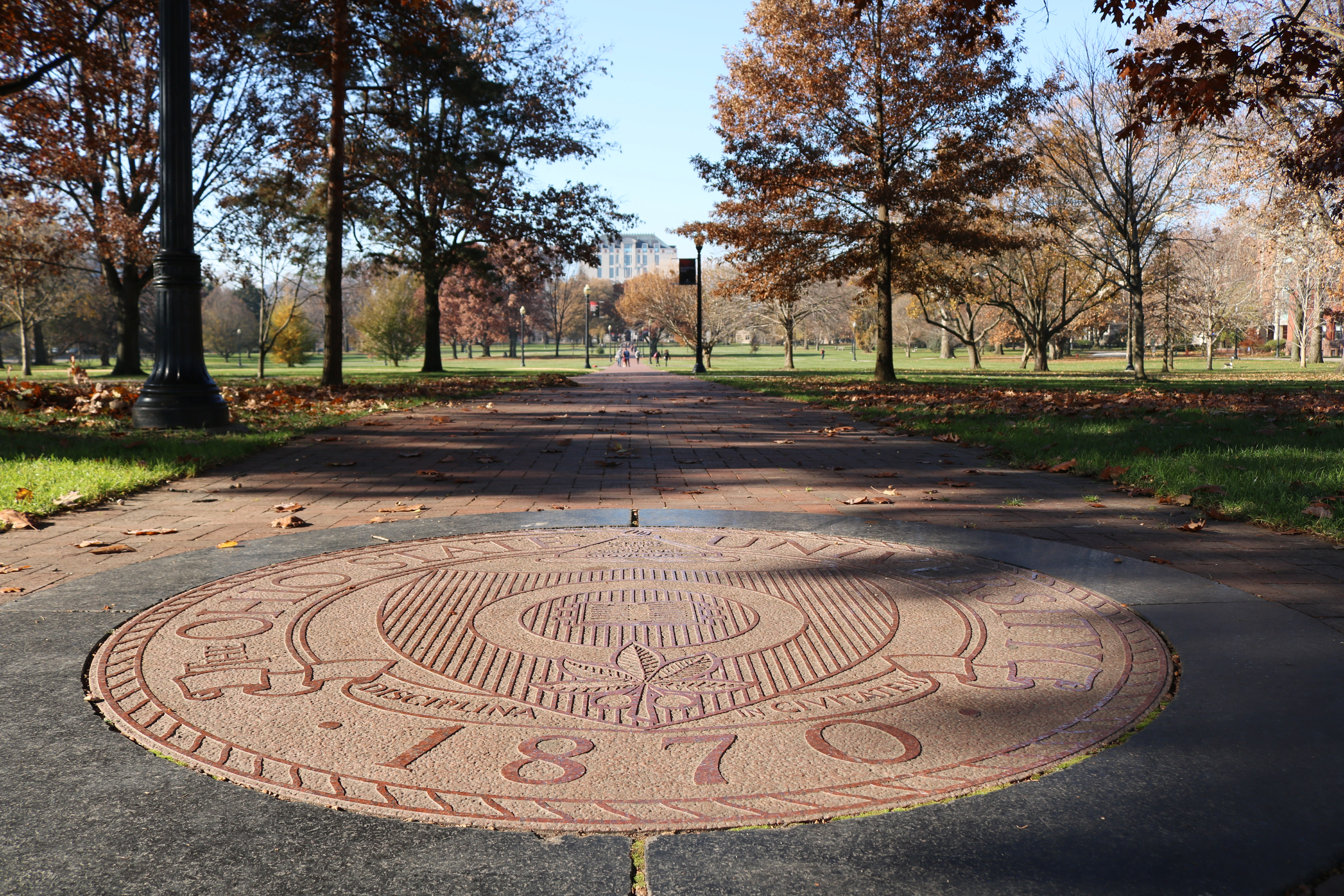 University seal in the Oval