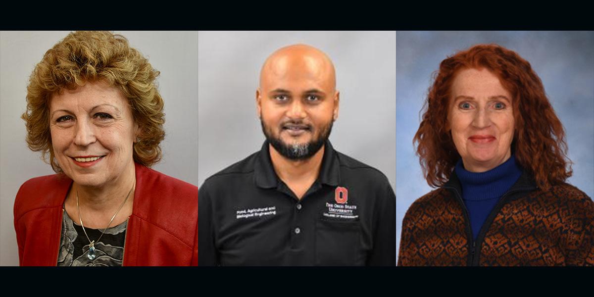 Headshots of Judit Puskas, Ajay Shah and Katrina Cornish