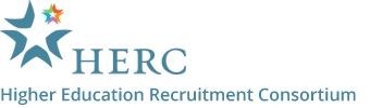 Logo image says HERC - Higher Education Recruitment Consortium.
