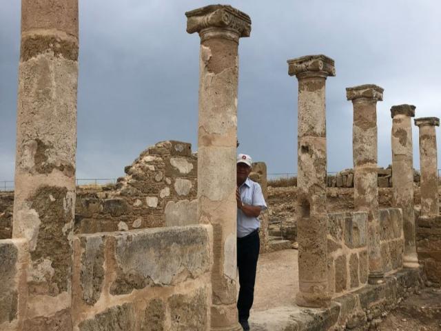 Stavros T. Constantinou poses in Cyprus.